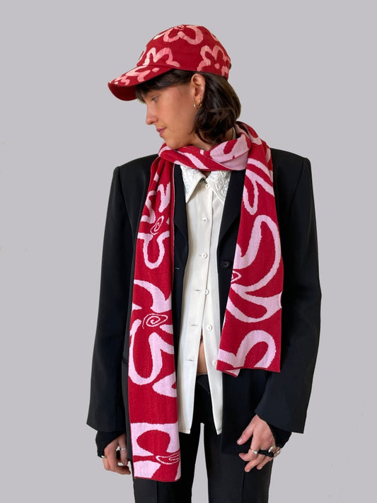 PINK/RED SCARF