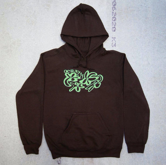 BROWN/ GREEN HOODIE